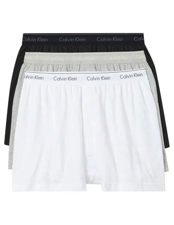 Calvin Klein Classics Knit Boxer 3 Pack in Multi
