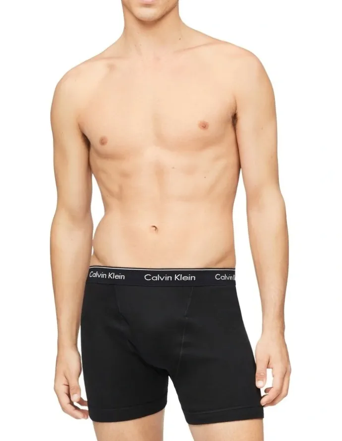 Calvin Klein Cotton Classics Boxer Brief 3 Pack in Black