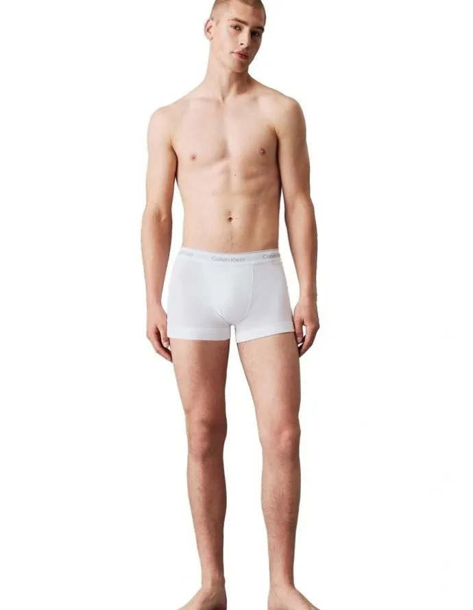 Calvin Klein Cotton Classics Cotton Trunks 3 Pack in Multi