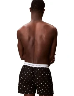 Calvin Klein Cotton Poplin Boxer in Black
