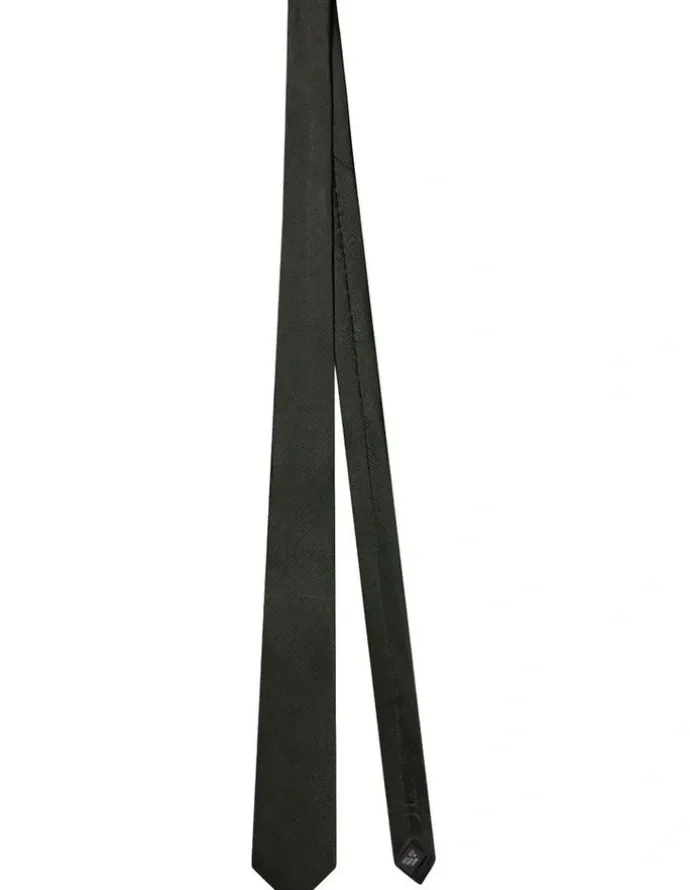 Calvin Klein Dobby Silk Tie in Green
