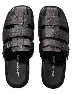 Calvin Klein Fisherman Sandal in Triple Black
