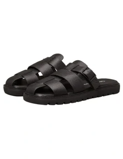 Calvin Klein Fisherman Sandal in Triple Black