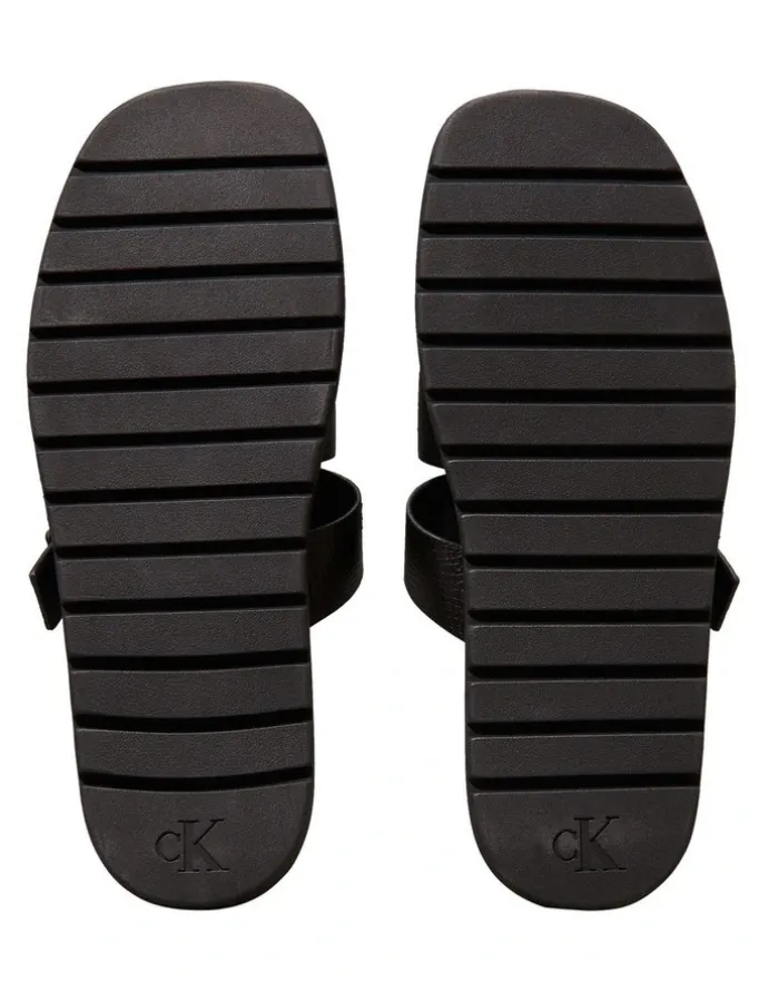 Calvin Klein Fisherman Sandal in Triple Black