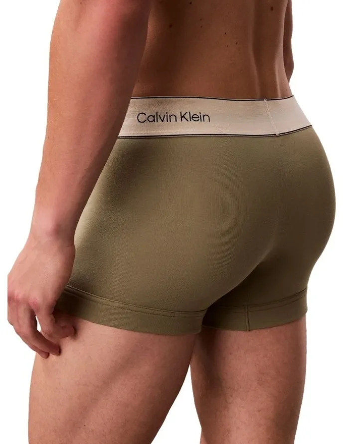 Calvin Klein Heritage Cotton Trunks 3 Pack in Multi