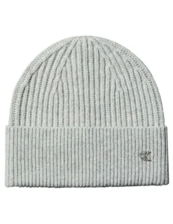 Calvin Klein Hw Wool Blend Beanie Hat in Light Grey Heather
