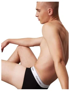 Calvin Klein Icon Cotton Hip Briefs 3 Pack in Black