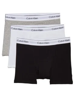 Calvin Klein Icon Cotton Relaxed Fit Trunks 3 Pack in Multi