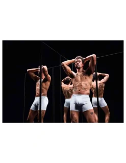 Calvin Klein Icon Cotton Relaxed Fit Trunks 3 Pack in Multi