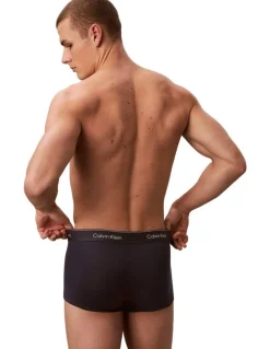 Calvin Klein Icon Cotton Low Rise Trunks 3 Pack in Multi