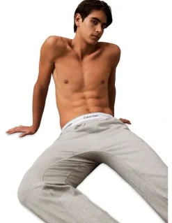 Calvin Klein Icon Cotton Stretch Sleep Jogger in Grey