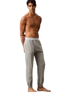 Calvin Klein Icon Cotton Stretch Sleep Jogger in Grey