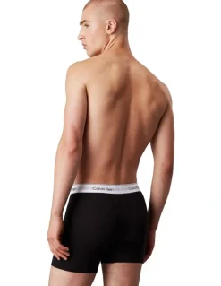 Calvin Klein Icon Cotton Stretch Relaxed Trunk 3 Pack in Multi