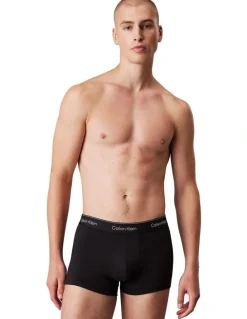 Calvin Klein Icon Cotton Trunks 5 Pack in Black