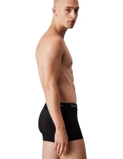 Calvin Klein Icon Cotton Trunks 5 Pack in Black