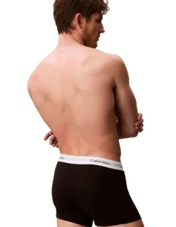 Calvin Klein Icon Cotton Stretch Relaxed Trunk 3 Pack in Multi