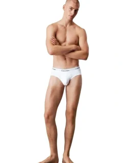 Calvin Klein Icon Cotton Hip Briefs 3 Pack in White