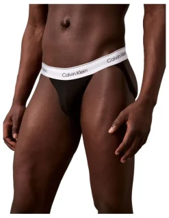 Calvin Klein Icon Cotton Stretch Jockstraps 3 Pack in Black