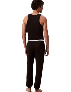 Calvin Klein Icon Cotton Stretch Sleep Jogger in Black