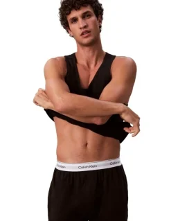 Calvin Klein Icon Cotton Stretch Sleep Jogger in Black