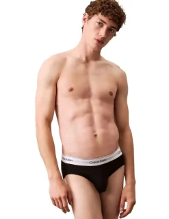 Calvin Klein Icon Cotton Hip Briefs 3 Pack in Multi