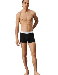 Calvin Klein Icon Cotton Trunks 3 Pack in Black