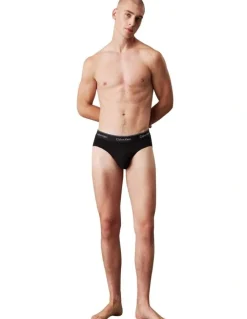 Calvin Klein Icon Cotton Hip Briefs Pack Of 3 in Multi