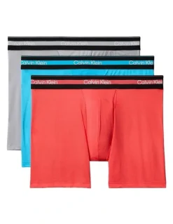 Calvin Klein Icon Tech Sport Boxer Brief 3 Pack in Multi