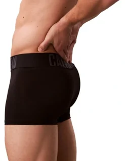 Calvin Klein Intense Power Micro Trunks 3 Pack in Black