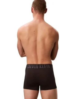 Calvin Klein Intense Power Micro Trunks 3 Pack in Black