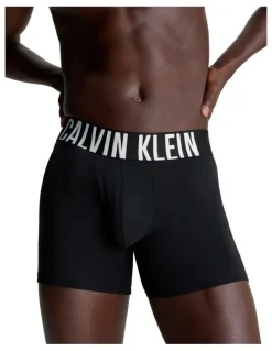 Calvin Klein Intense Power Cotton Boxer Briefs 3 Pack in Black