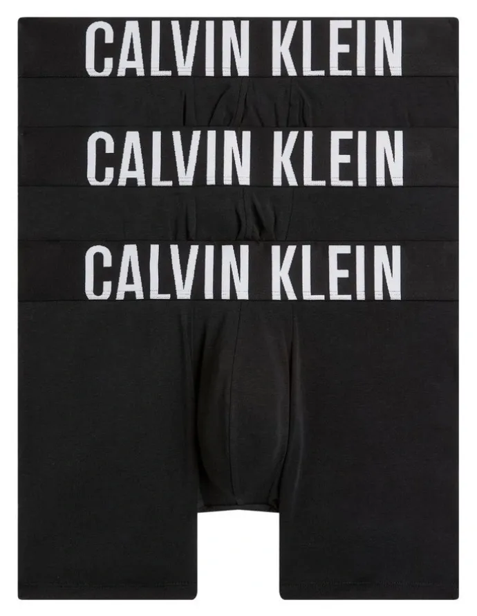Calvin Klein Intense Power Cotton Boxer Briefs 3 Pack in Black