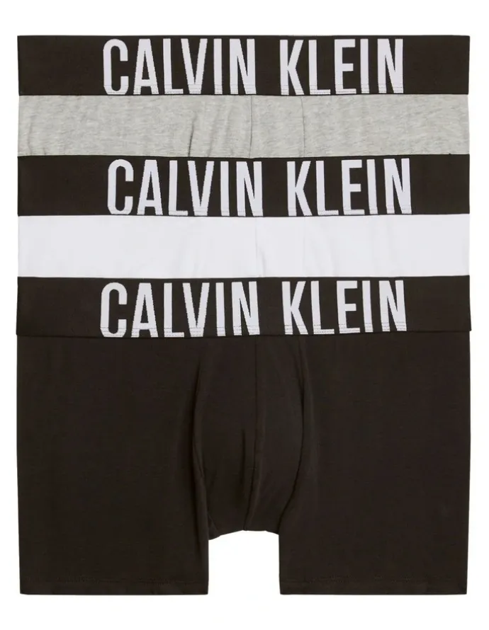 Calvin Klein Intense Power Cotton Trunks 3 Pack in Multi