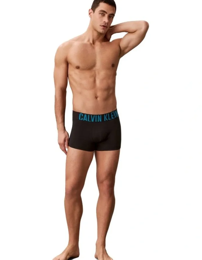 Calvin Klein Intense Power Cotton Trunks 3 Pack in Multi