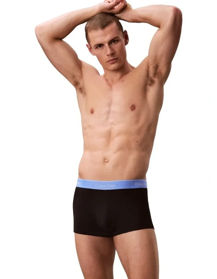 Calvin Klein Low Rise Trunk 3 Pack in Multi