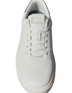 Calvin Klein Low Top Lace Up Oxford Sneaker in White