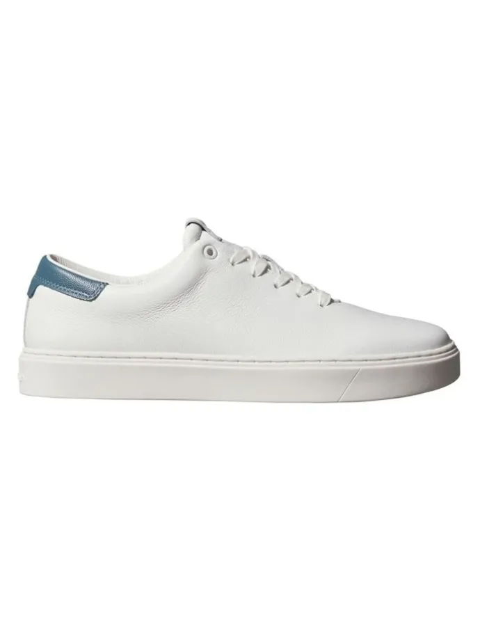Calvin Klein Low Top Lace Up Oxford Sneaker in White