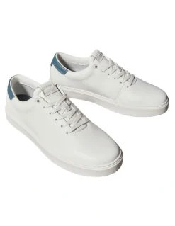 Calvin Klein Low Top Lace Up Oxford Sneaker in White