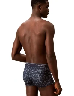 Calvin Klein Micro Stretch Low Rise Trunks 3 Pack in Multi