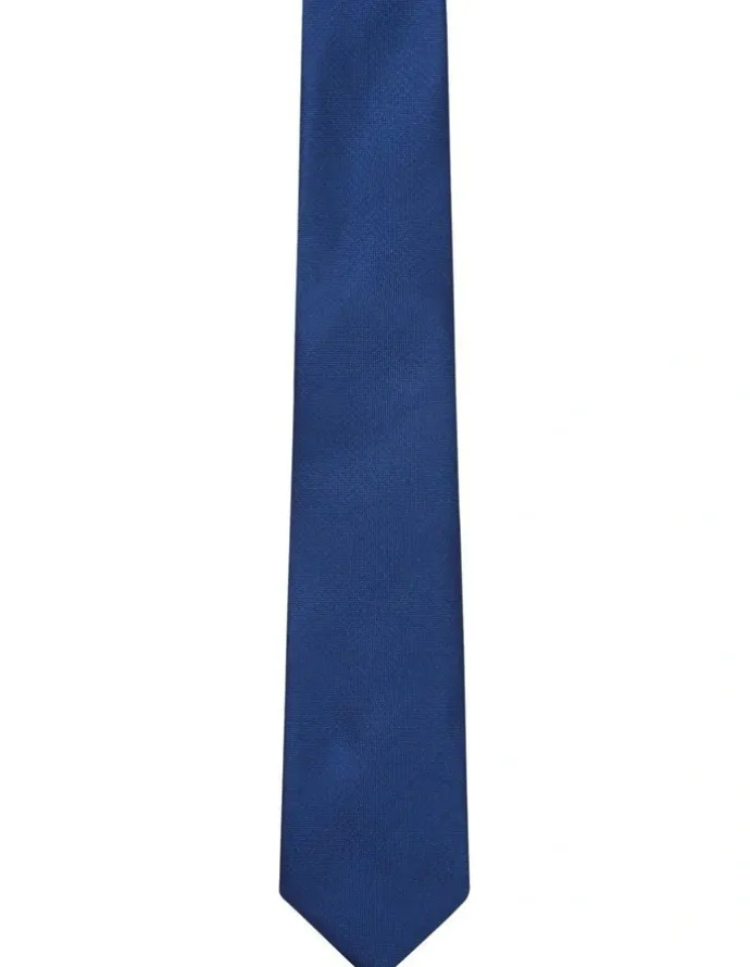 Calvin Klein Plain Tie in Navy