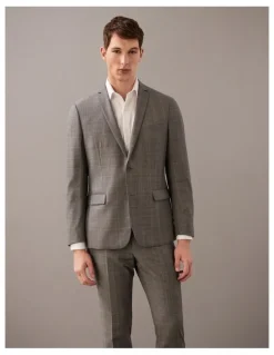 Calvin Klein Prince Of Wales Check Suit Jacket