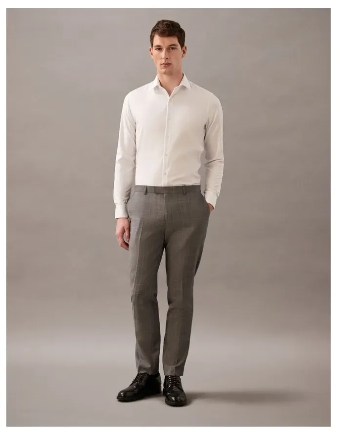 Calvin Klein Prince Of Wales Check Suit Pant