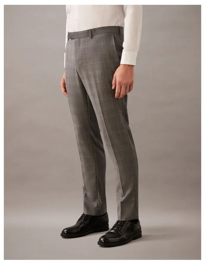 Calvin Klein Prince Of Wales Check Suit Pant