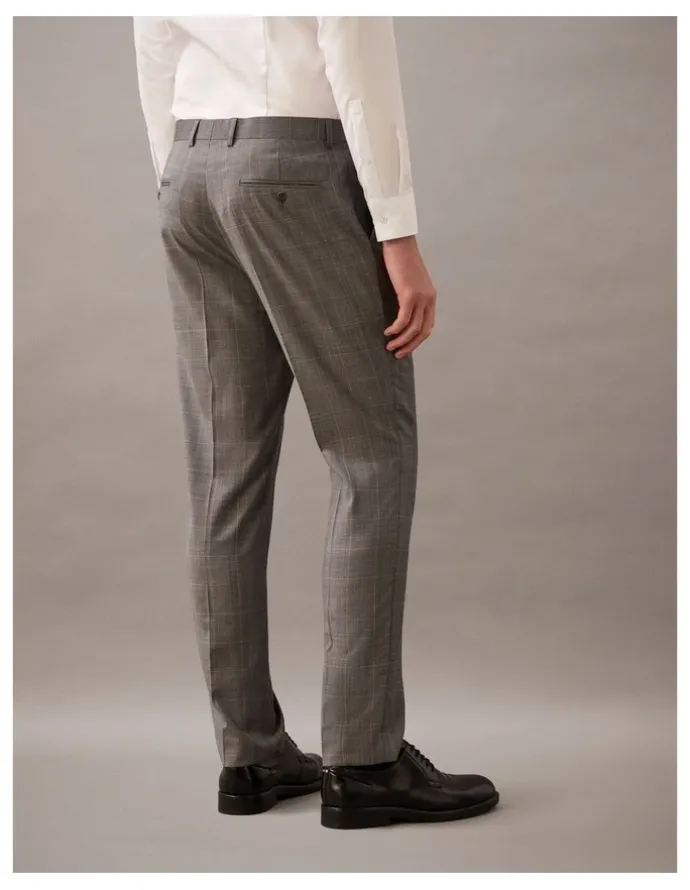 Calvin Klein Prince Of Wales Check Suit Pant