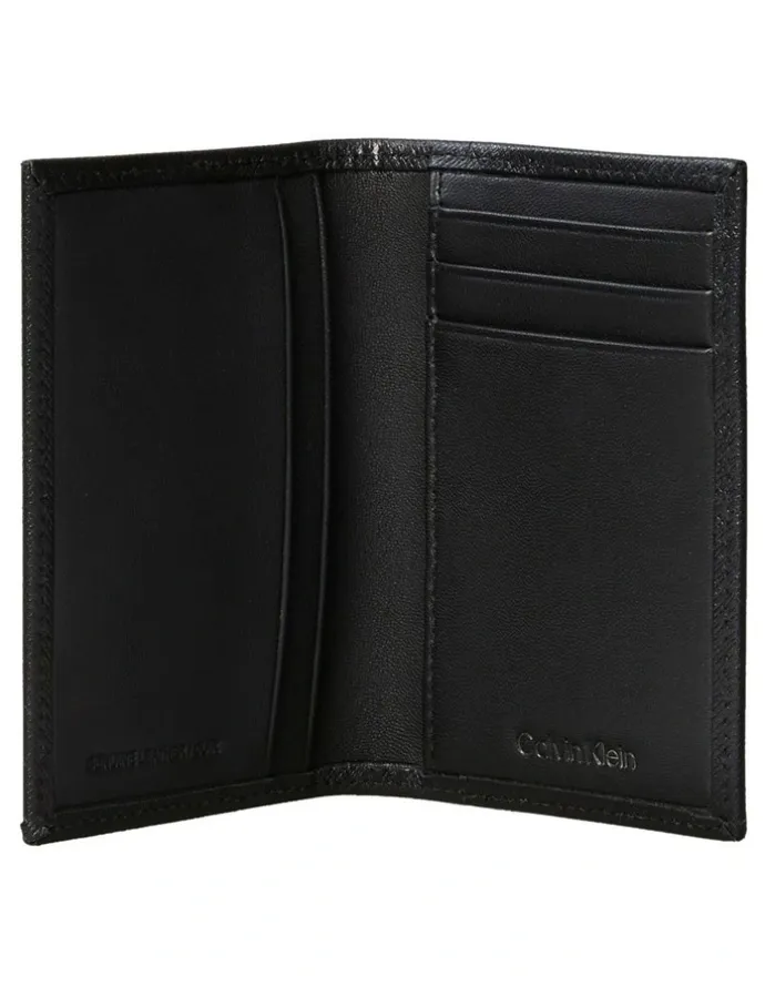 Calvin Klein Refined Compact Billfold Wallet in Black
