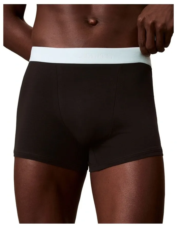 Calvin Klein Relaxed Fit Trunks 3 Pack in Multi