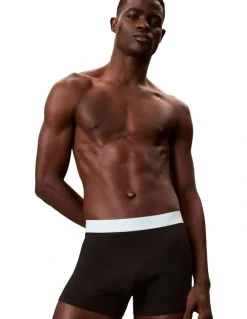 Calvin Klein Relaxed Fit Trunks 3 Pack in Multi