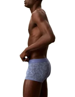 Calvin Klein Sculpt Lace Low Rise Trunk in Blue