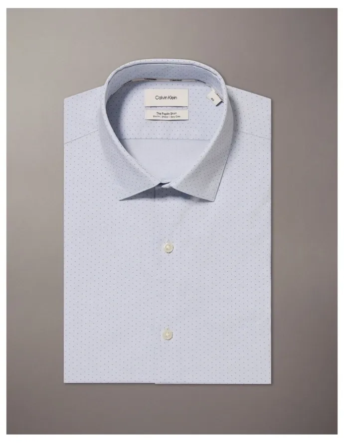 Calvin Klein The Poplin Shirt Slim Fit in Denim Day