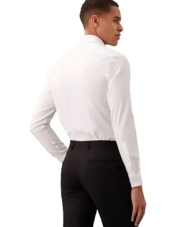 Calvin Klein The Twill Shirt Slim Fit in White